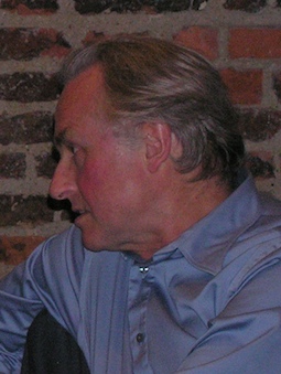 Photo credit: Julia Vitullo-Martin; Description: Richard Dawkins, lecturing at Templeton-Cambridge Journalism Fellowships